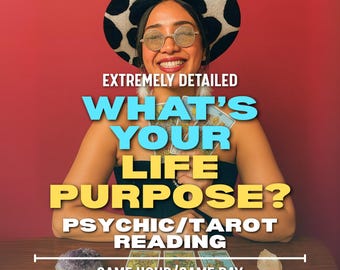What's Your Life Purpose? - Tarot Reading, Honest Tarot Reading, Fast Psychic Reading, Life Path Reading, Person Life Path, Same Day Medium