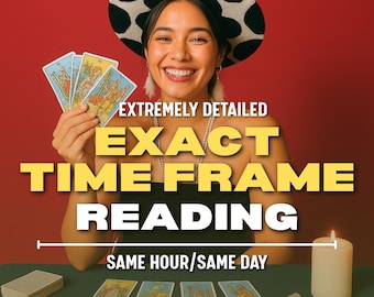 GLEICHE STUNDE Sehr detailliertes Lesen des genauen Zeitrahmens, Timing-Vorhersage, Wie schnell, Wie lange, Timing-Vorhersagen, wann wird es passieren, Psychic