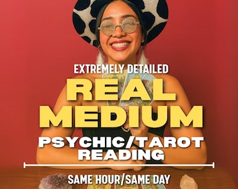 Same Hour Psychic Reading - Fast Psychic Reading, Real Medium Reading, Accurate Love Reading, Honest Tarot Reading, Tarot Card Spread, 1 HR