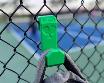 Pickleball Bag Hook with Custom Name