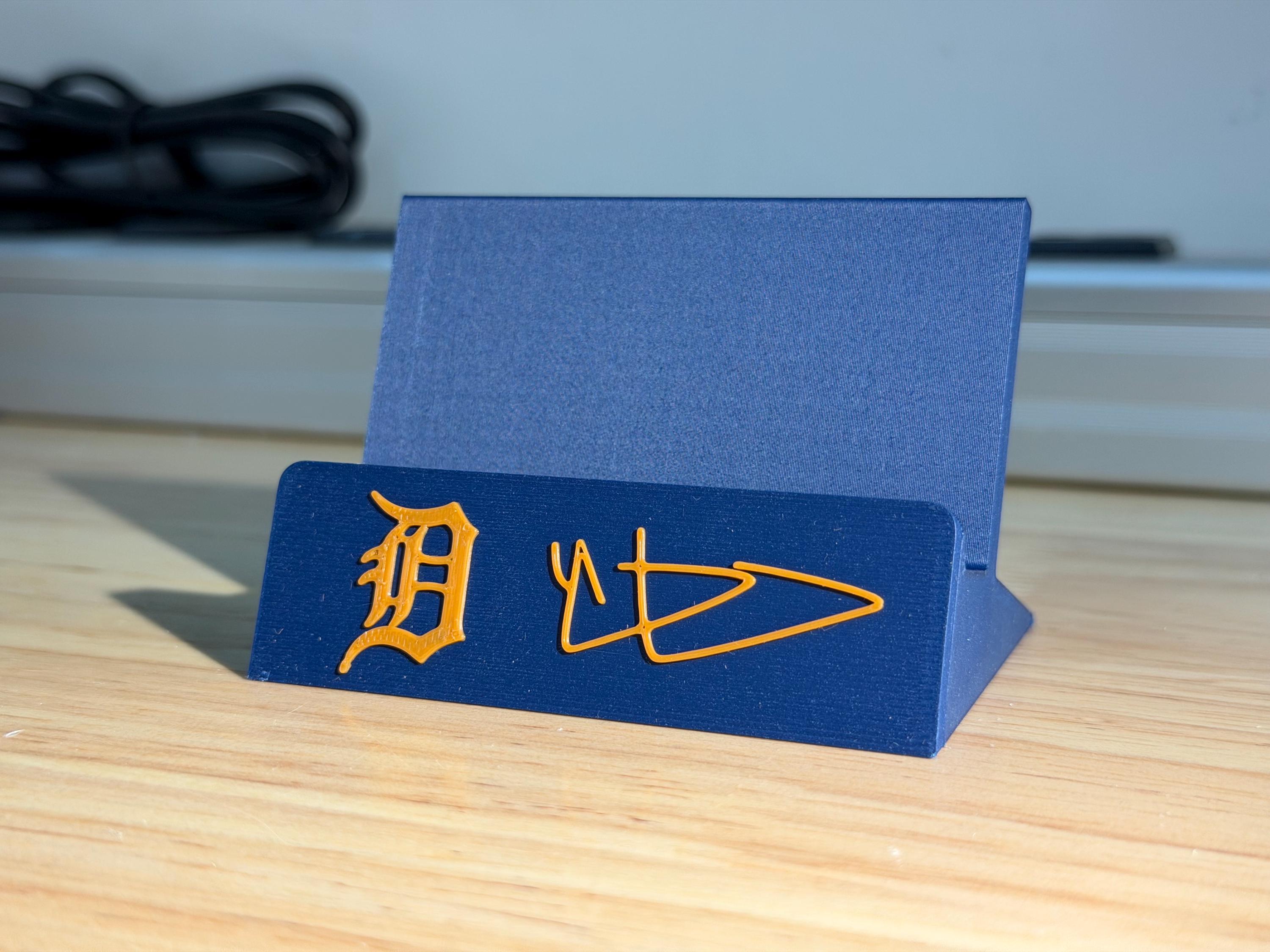 Custom Trading Card Display Stand – Personalized Logo/card Holder - Etsy