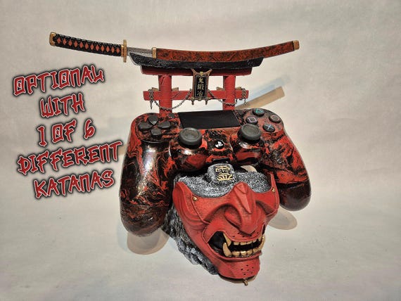 ご依頼品3点KATANA FUDE&FASデイクリーム&クレンジングジェルクール Torii Gate Shrine Ghost of Tsushima Mask Controller Stand 6
