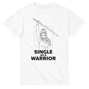 Single as a Warrior T-Shirt – Empowering Design for Independent Girls