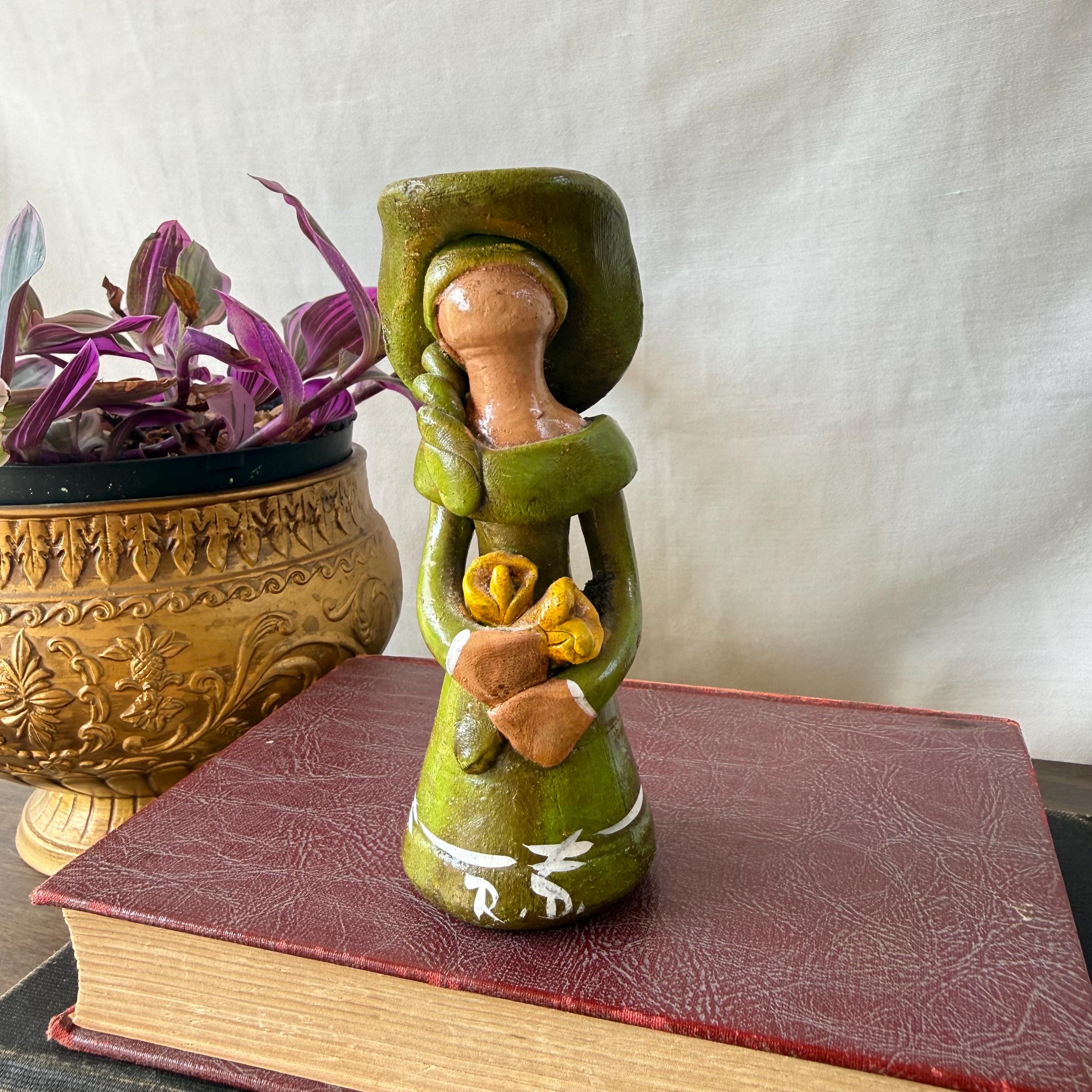 アフリカ　ケニア　泥人形　2体 レトロ　難有り African Clay Doll - Etsy