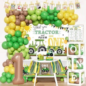 Traktor Dekoration zum ersten Geburtstag, Dekoration zum 1