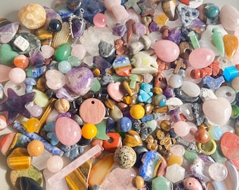Natural Gemstone Mystery Bag Assorted Crystal Varieties Blind Lucky Pack