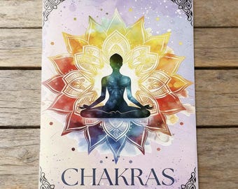 Chakras Meditation Journal | Spiritual Mindfulness Workbook | Yoga & Energy Healing Notebook