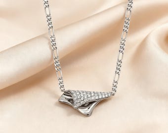 Lab Grown Diamond Necklace, Minimalist Diamond Pendant, Birthday Gift