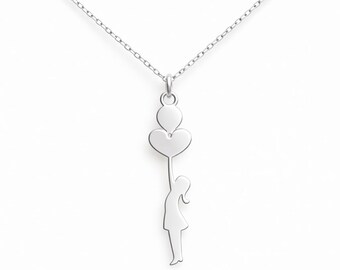 Valentines Day Gift for Her – 14K Gold Plated Floral Necklace – Crystal Flower Pendant – Romantic
