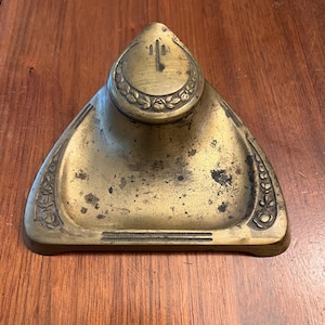 Brass Inkwell Vintage