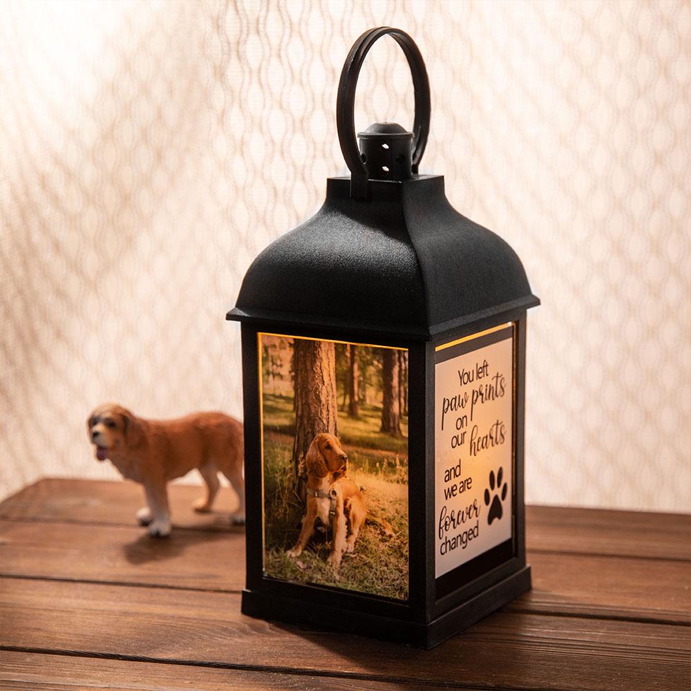 Personalized Memorial LED Lantern With Photo & Message | Sympathy ...