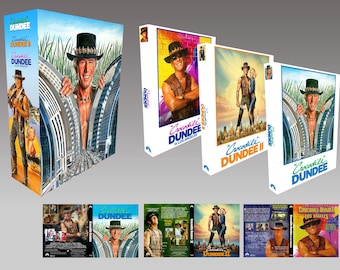 Cofanetto della trilogia di Crocodile Dundee (personalizzato)