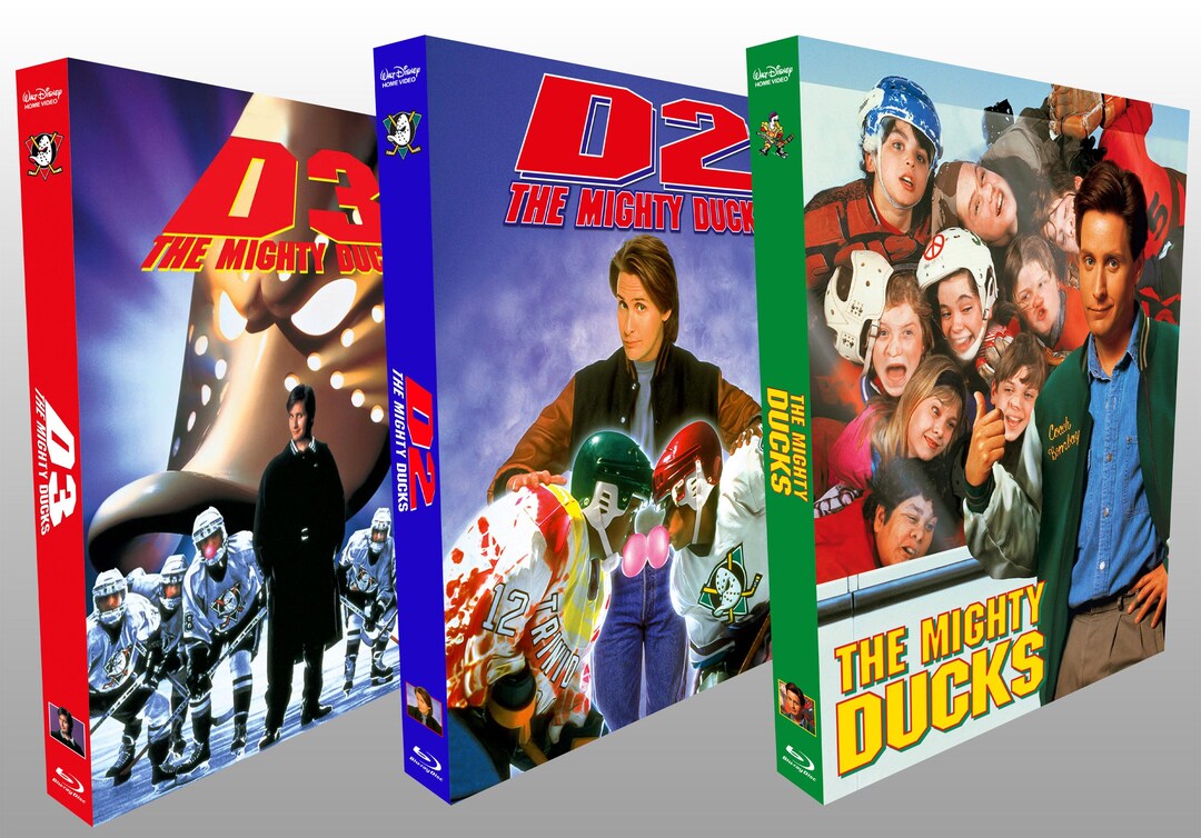 Rls Duck Mighty Ducks CUSTOM Blu-ray Slipcover / Rigid Slipcase (3D Printed) - Etsy
