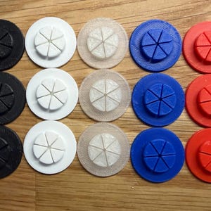 Disc Rosettes for 4K/BluRay/DVD Cases (6 Pack)