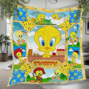 Vintage Tweety Bird Blanket - Etsy