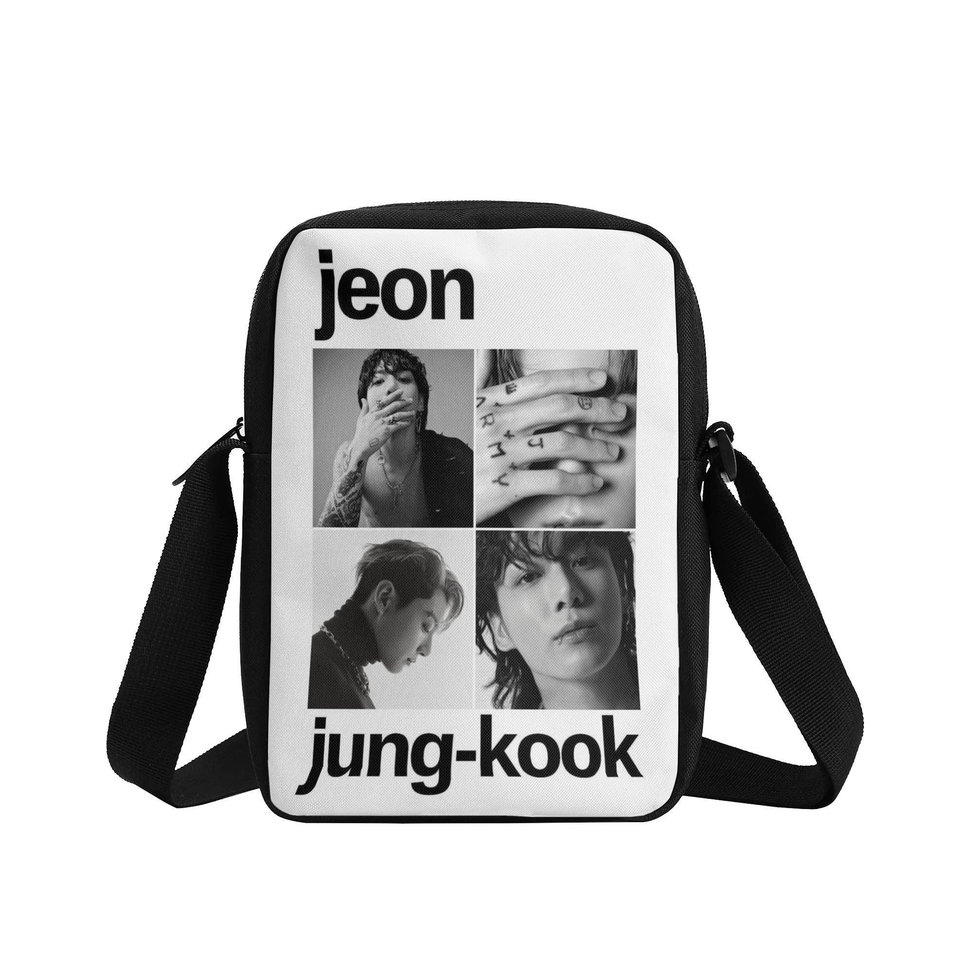 Discover BTS JungKook Kpop Boy Band Crossbody Bag, Bangtan Boys Crossbody Bag, Arirang Army Bag, K-Pop BTS Merch,BTS Lover Gift