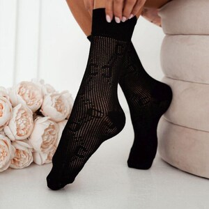 Classic Pattern Office Dress Women Socks, Socks, Funny Socks, Crazy Socks, Colorful Socks, Gift Idea, Perfect Gift, Mismatched