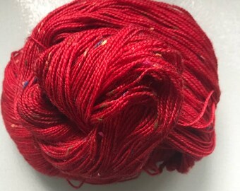 Hand-dyed Merino Tweed Luxury yarn