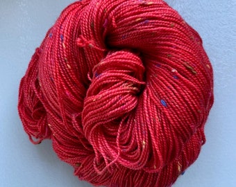 Hand-dyed Merino Tweed Luxury yarn