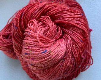 Hand-dyed Merino Tweed Luxury yarn