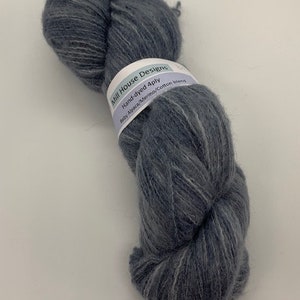 Hand-dyed  Luxury yarn, alpaca merino cotton blend yarn, fluffy yarn