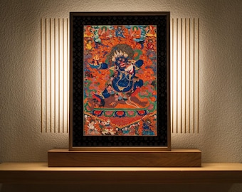Yamantaka Thangka Art: Fierce Tibetan Buddhist Deity