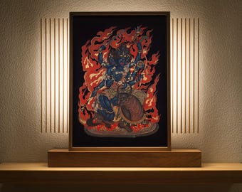 Yamantaka Vajrabhairava: Wrathful Wisdom King on Bull