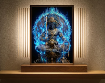 643 Fudo Myoo, The Immovable Wisdom King – Azure Flame Protector