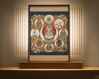 Sacred Ichiji Kinrin Mandala Art: Cosmic Wisdom of Vairocana Buddha