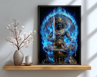 643 Fudo Myoo, The Immovable Wisdom King – Azure Flame Protector
