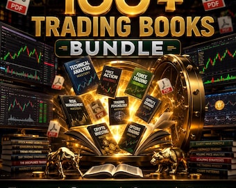 143+ Trading Books Bundle | Forex, Stock, Crypto, Technical Analysis (Digital Download)