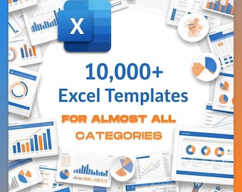 Excel Dashboard Templates – 120+ Automated Spreadsheets (Digital Download)