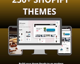 Über 250 Shopware Themes im Bundle, Shopilly Theme Pack, Design Template Bundle, Premium Shopify Themes und E-Kommerz-Shop-Vorlagen