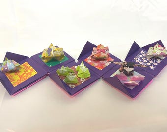 Origami Surprise Cube Gift Box – Handmade Japanese Paper Art Unique Decoration