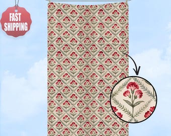 Subtle F*ck Trump Poppy Hand Towel, Funny Political Home Decor, Vintage Cottagecore Kitchen Towel, Funny Housewarming Gift, Liberal Humor