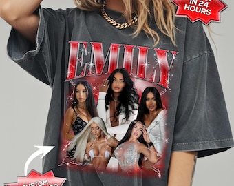 Custom Girlfriend Comfort Colors Shirt, Boyfriend Shirt With Girlfriend Face, Bachelorette Surprise, Personalized Birthday Bootleg Gift