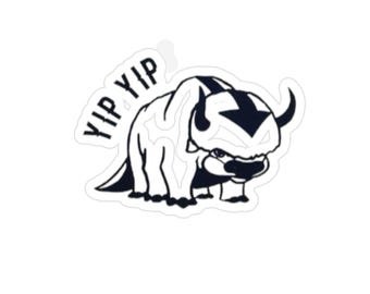 Yip Yip Appa Avatar Sticker Die-Cut Outdoor Vinyl