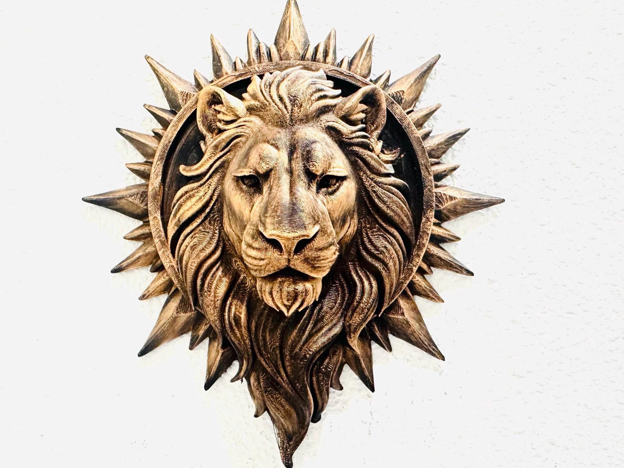 Versace Lion Head - Etsy Canada