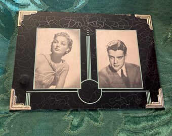 Art Deco Glass Frame 5x7 Movie Stars