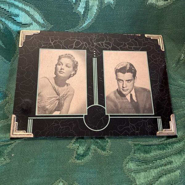 Art Deco Glass Frame 5x7 Movie Stars