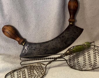 Primitive French Mincer With Two Skimmers