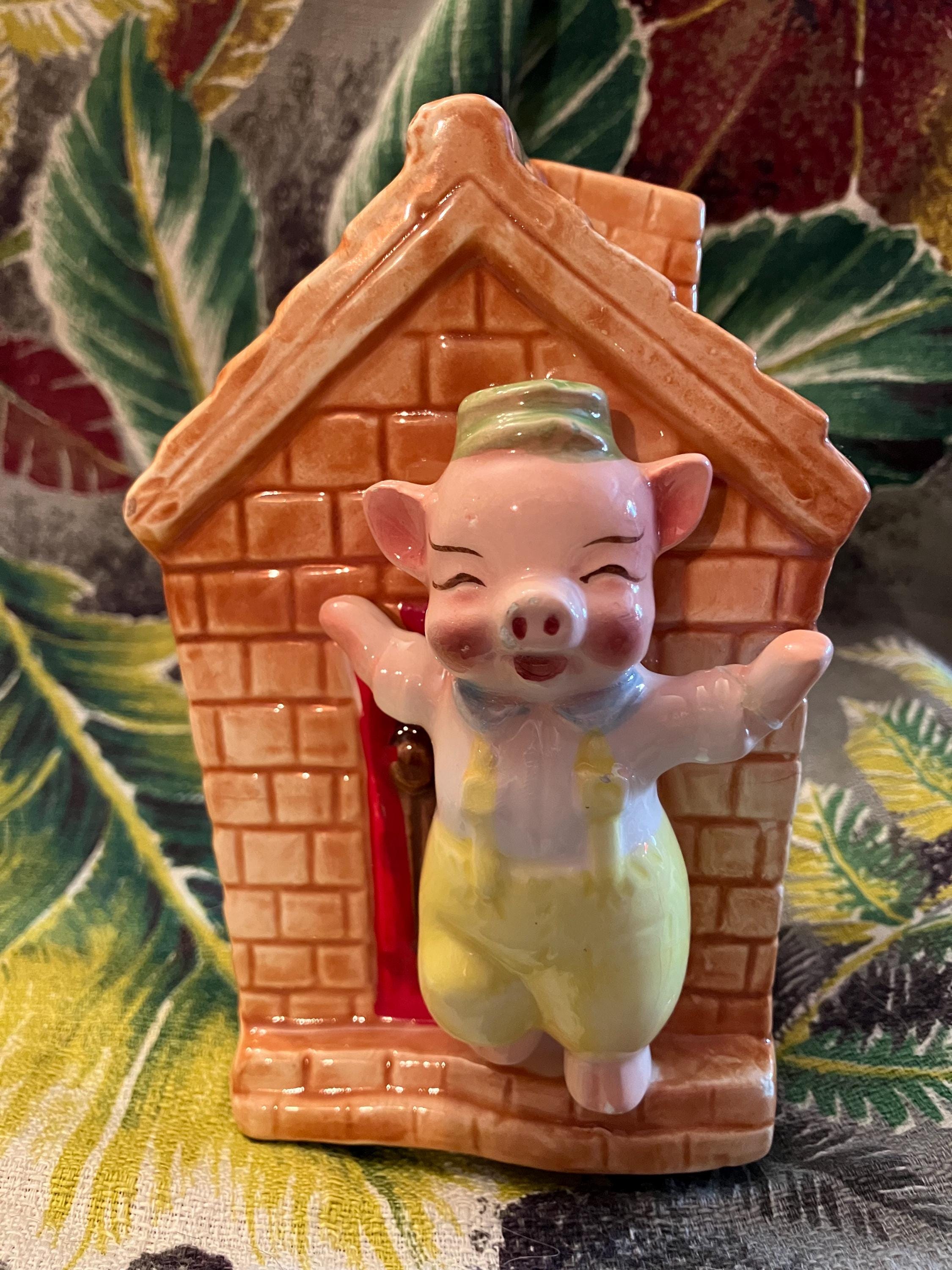Midcentury Japan Figural Piggy Bank 5.5 Inch Near Mint ! - Etsy