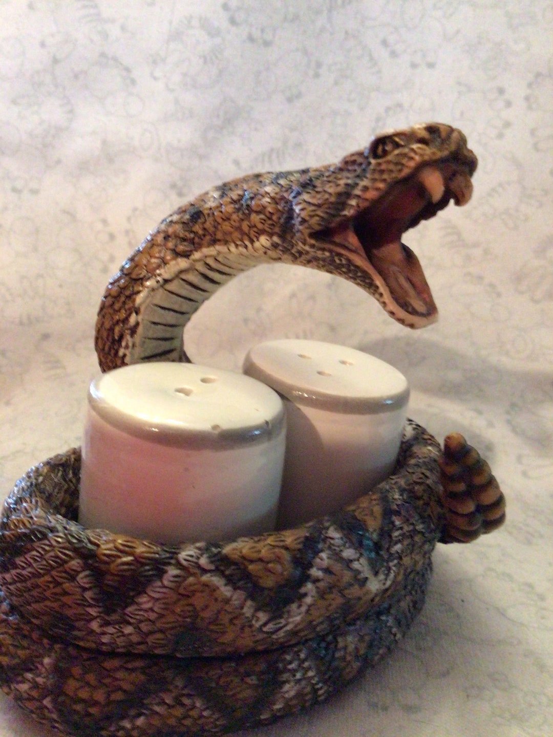 Rattlesnake Salt & Pepper Set Western Style Etsy