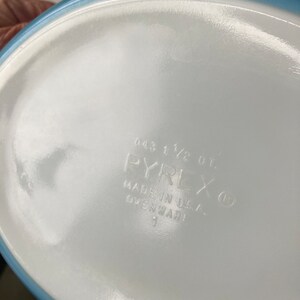 Rare Pyrex Casserole Blue Tulip With LID ! - Etsy