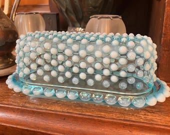 Fenton Opalescent Hobnail Vintage Blue-Mint !