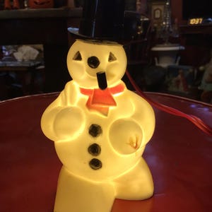 Light up Rosbro Snowman - Etsy