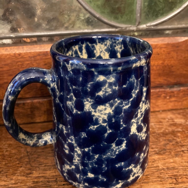 Bennington Pottery Blue Agate Mug