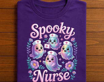 Läskig sjuksköterska PNG, söt Halloween-spöksjuksköterska digital nedladdning, rolig sjuksköterska Halloween Clipart, sjuksköterska Halloween png, sjuksköterska spöke png