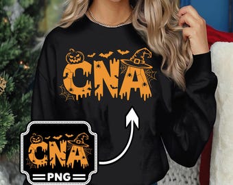Spooky CNA PNG Halloween-ontwerp, Ghost Certified Nursing Assistant Png, Autumn Cna Png, Cna Pumpkin Png, CNA Nurse digitale download