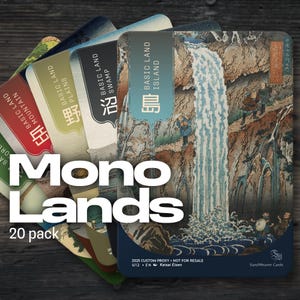 Ukiyo-e Style Basic Länder | Monopack 20 Stück